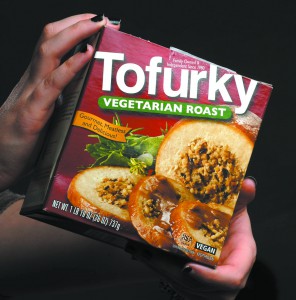 Tofurky Roast comes round, wrapped in plastic in a cardboard box. Roasts can be found at the Moscow Food Co-Op or in the Huckleberry's section of Rosauers.